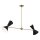 Pendelleuchte Metall verstellbar 4x E27 Up Down L: 130,3 cm