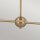 Pendelleuchte Metall verstellbar 4x E27 Up Down L: 130,3 cm