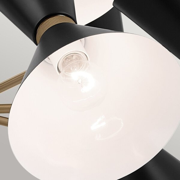 Lustre réglable L : 98,4 cm 12x métal E27 Moderne