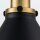 Wandlampe Metall E27 27,5 cm hoch Messing in antik Schwarz