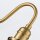 Wandlampe Metall E27 27,5 cm hoch Messing in antik Schwarz