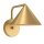 Wandlampe mit Schalter Dimmer 21,3 cm hoch E27 in Gold