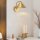 Wandlampe mit Schalter Dimmer 21,3 cm hoch E27 in Gold