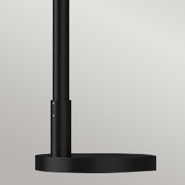 Lampadaire petit Interrupteur à variateur 148,8 cm Noir E27 Moderne