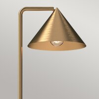 Lampadaire en métal 148,8 cm de haut en or E27...