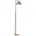 Lampadaire en métal 148,8 cm de haut en or E27 interrupteur à variateur