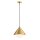 Suspension E27 métal verre L : 34,3 cm en or ajustable