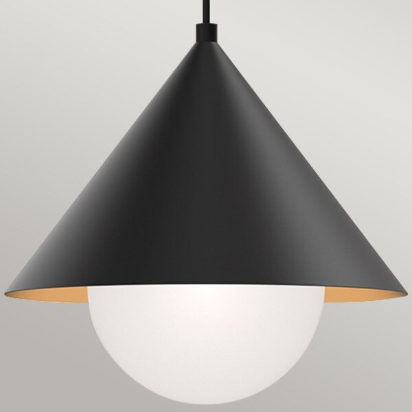 Pendelleuchte Metall Glas B: 34,3 cm H: max. 221,9 cm E27