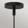 Pendelleuchte Metall Glas B: 34,3 cm H: max. 221,9 cm E27