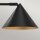 Schreibtischlampe Metall 51 cm hoch Schwarz verstellbar