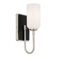 Lampe de salle de bain LED G9 IP44 verre métal H :...