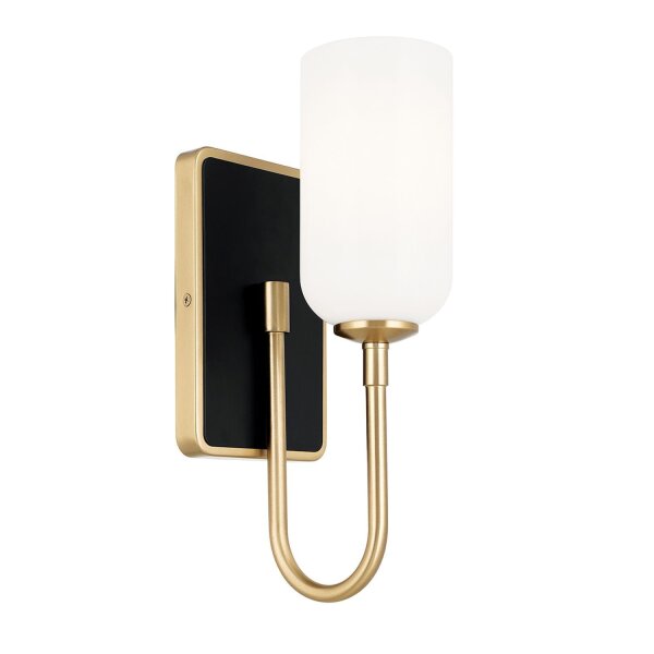 Badlampe Wand Metall Glas 33,8 cm hoch IP44 G9 LED 3000 K