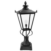 Lampe dallée vintage Noir H:106cm Jardin RICKMAN