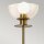 Wandleuchte Metall Glas 29,2 cm hoch in Gold gebürstet