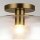 Deckenleuchte Glas Metall Ø 30,5 cm rund E27 Modern