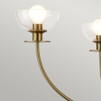 Lustre avec abat-jour L : 67,3 cm 4-flamme E14...