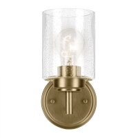 Applique Métal Verre H : 23,5 cm en laiton E27...