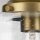 Deckenleuchte Glas Metall E27 Ø 21,6 cm in Messing klein