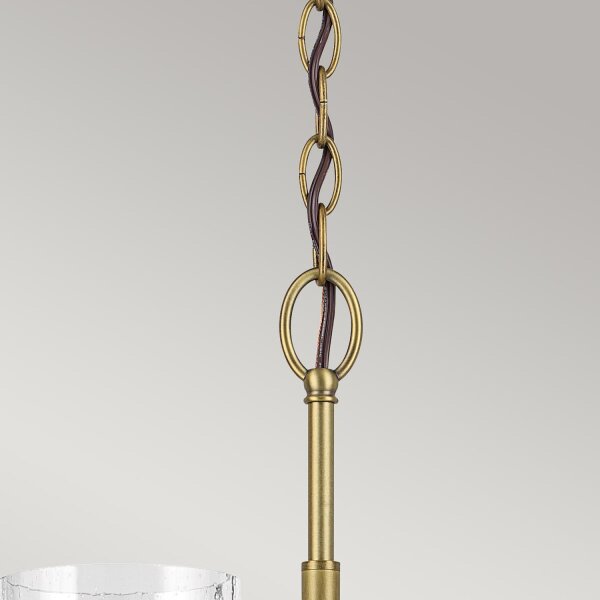 Kronleuchter Metall Glas B: 66 cm H: max. 145,2 cm 6x E27