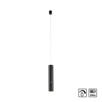 LED Akku Pendelleuchte Schwarz Metall Touch Dimmen 3 W