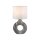 Dekorative Tischlampe Keramik Stoff 30 cm E27 blendarm
