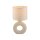 Tischlampe Keramik Stoff blendarm 30 cm E27 Beige