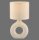 Tischlampe Keramik Stoff blendarm 30 cm E27 Beige