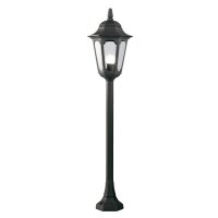 Lampe dallée Noir Rustique H:104cm IP44 RORY