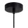 Pendelleuchte Boho Bambus Schwarz Metall E27 Ø40 cm