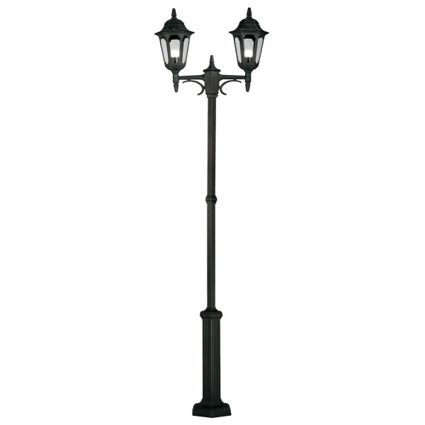 Kandelaber Garten Schwarz Aluminium 228cm Rustikal