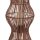 Boho Stehlampe Bambus Metall Schwarz E27 H:60 cm Modern