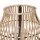 Lampadaire moderne en bambou naturel noir E27 60 cm 2-flmg