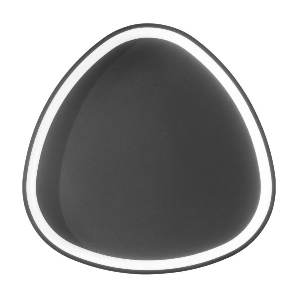 LED Deckenlampe Schwarz Alu dimmbar 58W 3000/4000/6500K