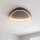 LED Deckenlampe Schwarz Alu dimmbar 58W 3000/4000/6500K