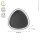 LED Deckenlampe Schwarz Alu dimmbar 58W 3000/4000/6500K