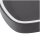 LED Deckenlampe Schwarz Alu dimmbar 58W 3000/4000/6500K