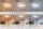 Applique LED Blanc 40 W dimmable Changement de température de couleur