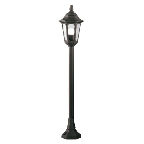 Wegeleuchte Schwarz H:95cm Aluminium Rustikal
