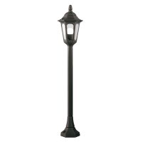 Lampe dallée Noir H:95cm Aluminium Rustique