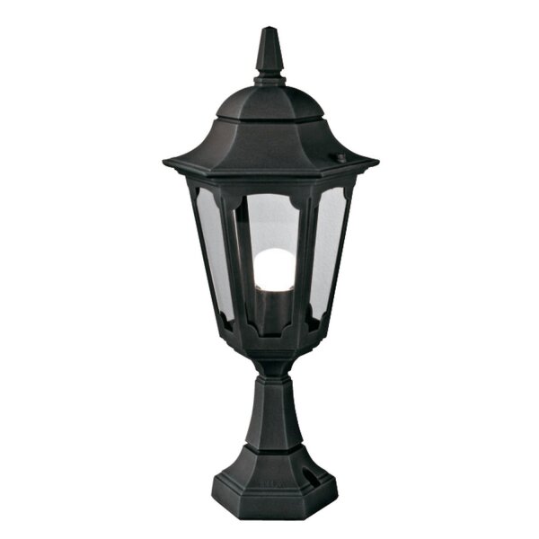 Außenlampe Stehlampe Schwarz H:54cm Garten Weg