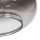 Petite lampe de plafonnier en verre fumé rond Ø 35 cm E27 anti-éblouissement