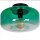 Petite Lampe de plafonnier Vert rond Ø 35 cm E27 anti-éblouissement
