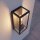 Wandlampe Außen Schwarz Aluminum E27 IP44 B:11,5 cm