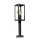 Lampe dallée Vintage Noir Bois 50 cm petit IP44 E27