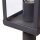 Lampe dallée Vintage Noir Bois 50 cm petit IP44 E27