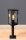 Lampe dallée Vintage Noir Bois 50 cm petit IP44 E27