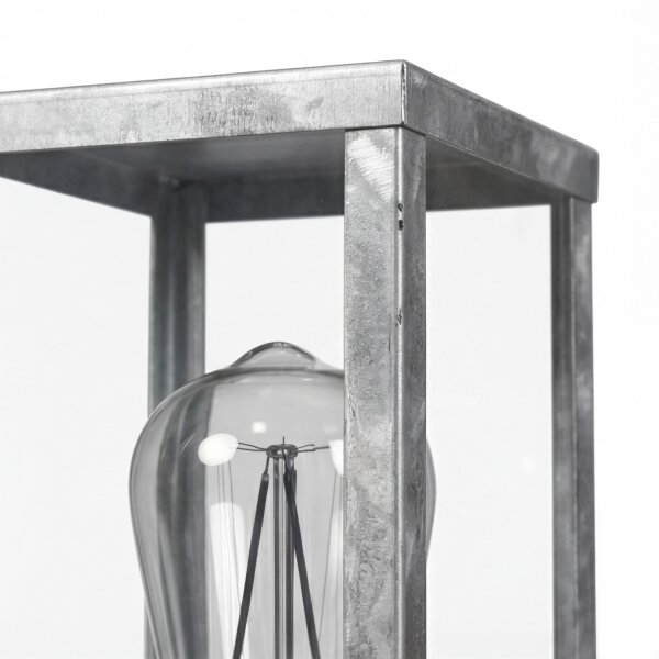 Sockelleuchte verzinkt Aluminium E27 IP44 Sensor 50 cm