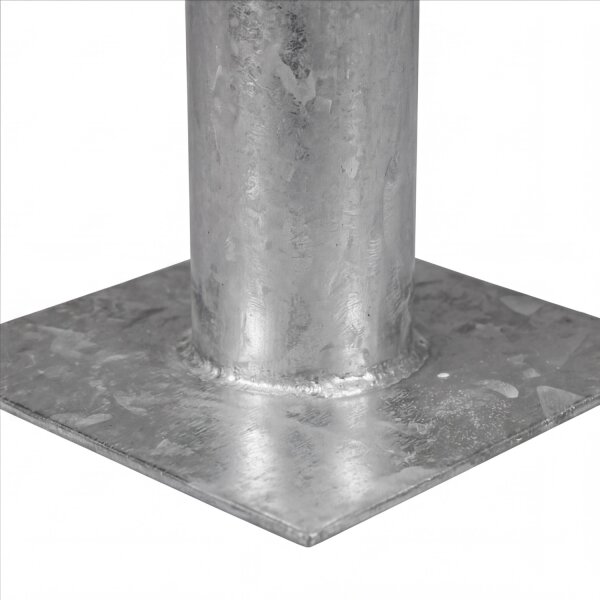 Sockelleuchte verzinkt Aluminium E27 IP44 Sensor 50 cm
