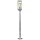 Sockelleuchte verzinkt Alu E27 IP44 Sensor H:100 cm