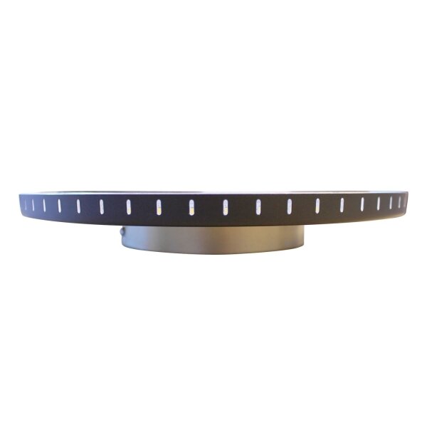 LED Deckenlampe Gold Ø30 cm 3500 K 3 Stufen dimmbar